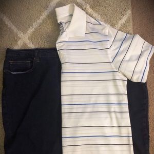 Rev Tec | Old Navy Striped Golf Shirt